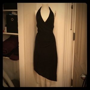 Tie halter dress.
